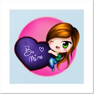 be mine chibi girl Posters and Art